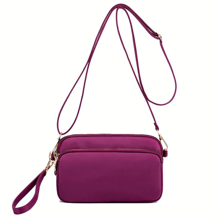 ショルダーバッグ ポーチ ミニ レディース 軽量 撥水 シンプル ナイロン メール便 |  | 07