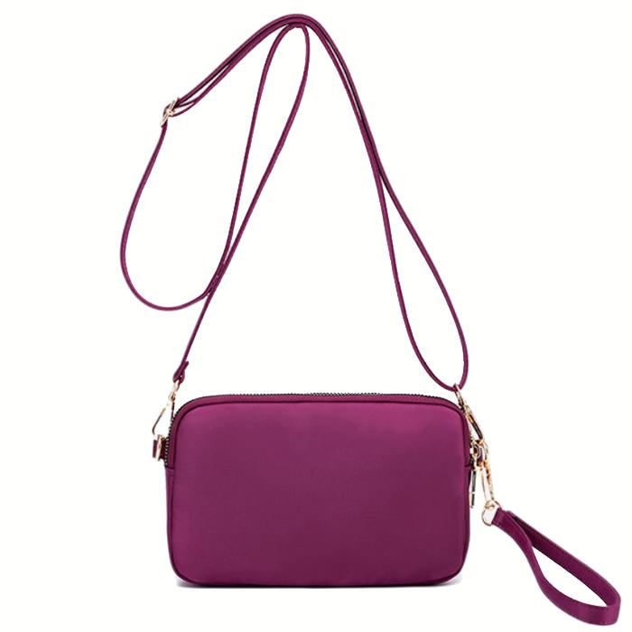 ショルダーバッグ ポーチ ミニ レディース 軽量 撥水 シンプル ナイロン メール便 |  | 08