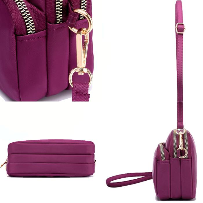 ショルダーバッグ ポーチ ミニ レディース 軽量 撥水 シンプル ナイロン メール便 |  | 09