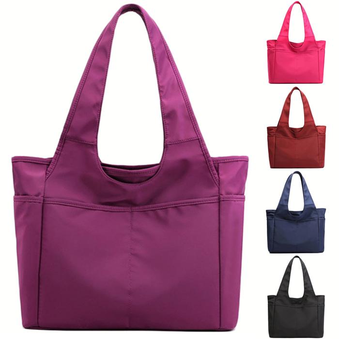 トートバッグ レディース 軽量 撥水 シンプル マザーズバッグ ナイロン メール便 | 