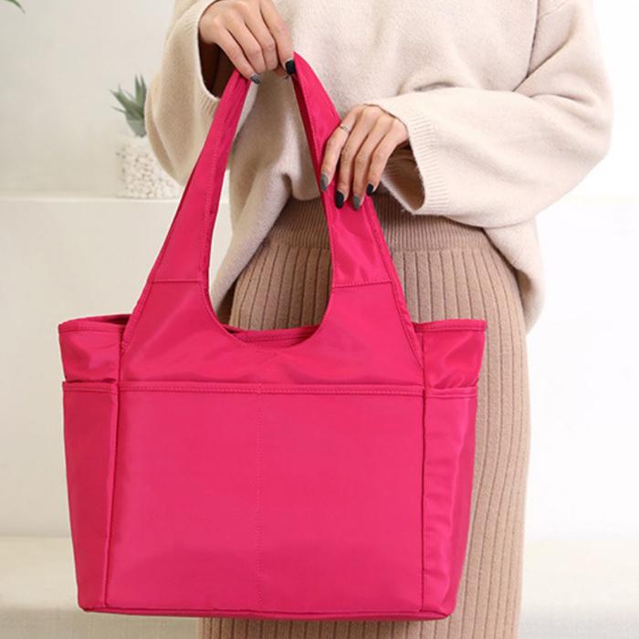 トートバッグ レディース 軽量 撥水 シンプル マザーズバッグ ナイロン メール便 |  | 16