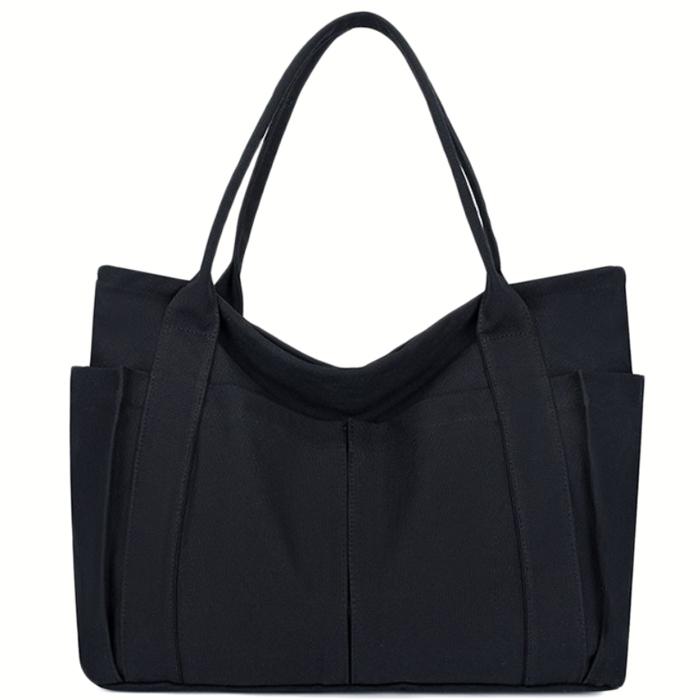 帆布 大きめ キャンバス トートバッグ 大容量 レディース メンズ  男女兼用 手提げ 厚手 布 無地 |  | 03