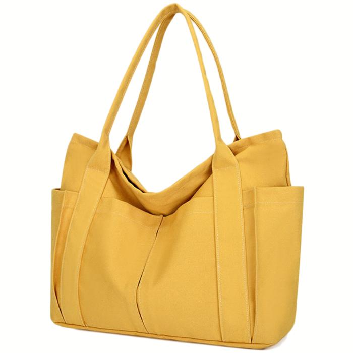 帆布 大きめ キャンバス トートバッグ 大容量 レディース メンズ  男女兼用 手提げ 厚手 布 無地 |  | 05