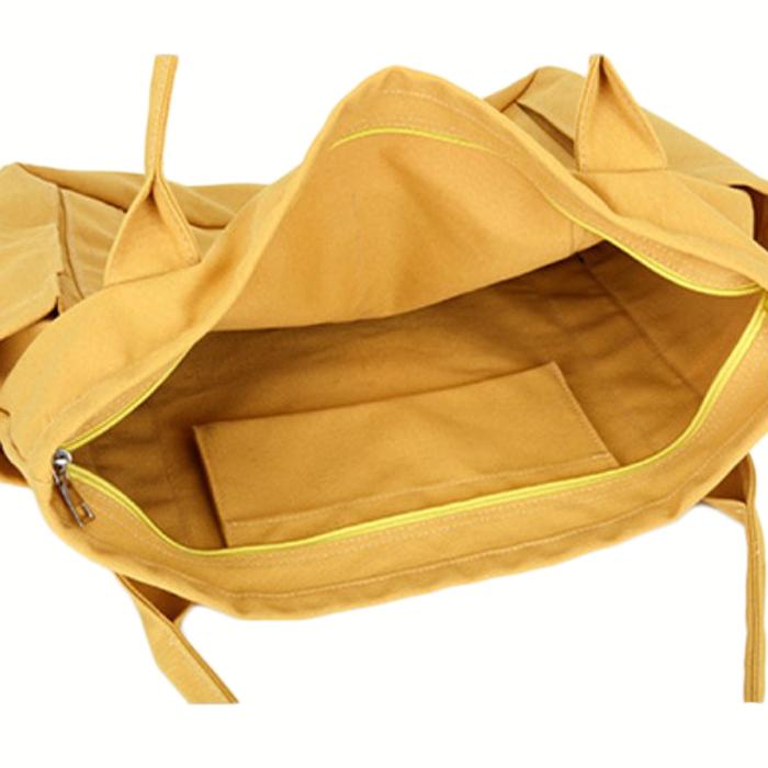 帆布 大きめ キャンバス トートバッグ 大容量 レディース メンズ  男女兼用 手提げ 厚手 布 無地 |  | 09