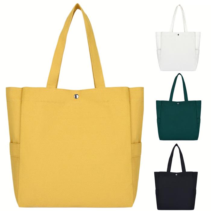 トートバッグ レディース A4 縦 大きめ 軽量 軽い キャンバス ファスナー付き  布 シンプル カジュアル  軽い シンプル 手提げバッグ  メール便 | 