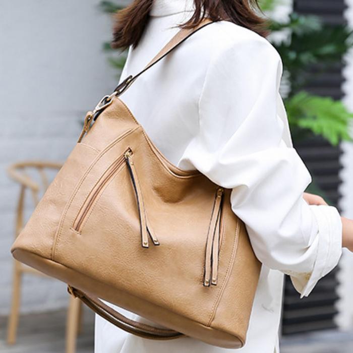 トートバッグ ショルダーバッグ レディース 2WAY PUレザー 収納 マザーズバッグ 無地 シンプル ビジネス 通勤 女性 大人 |  | 14