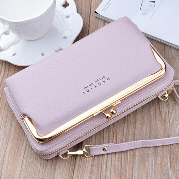 ポシェット がま口 財布 ポーチ 斜め ショルダーポーチ 肩掛け 2WAY 肩ひも レディース 女の子 女性 かわいい シンプル 訳アリ |  | 04