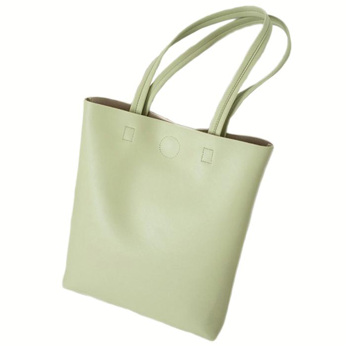 トートバッグ ミニトート A4 PUレザー フェイクレザー 女の子 女子 小学生 中学生 高校生 レディース 学生 | 