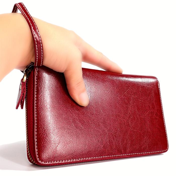 長財布 サイフ レザー 革 ストラップ  レディース メンズ 磁気 スキミング防止 |  | 07