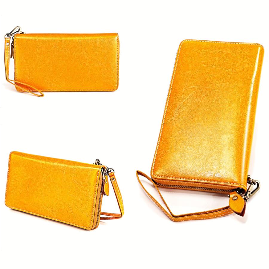 長財布 サイフ レザー 革 ストラップ  レディース メンズ 磁気 スキミング防止 |  | 06