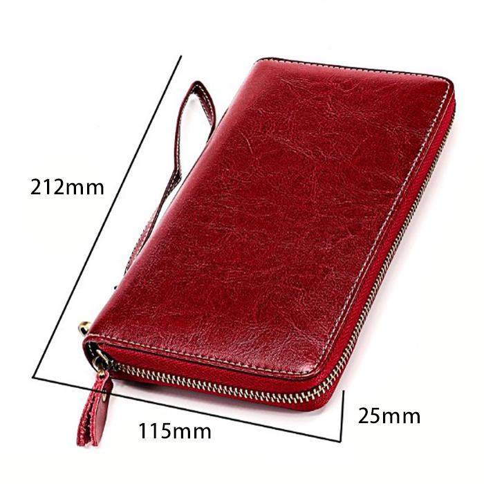 長財布 サイフ レザー 革 ストラップ  レディース メンズ 磁気 スキミング防止 |  | 11