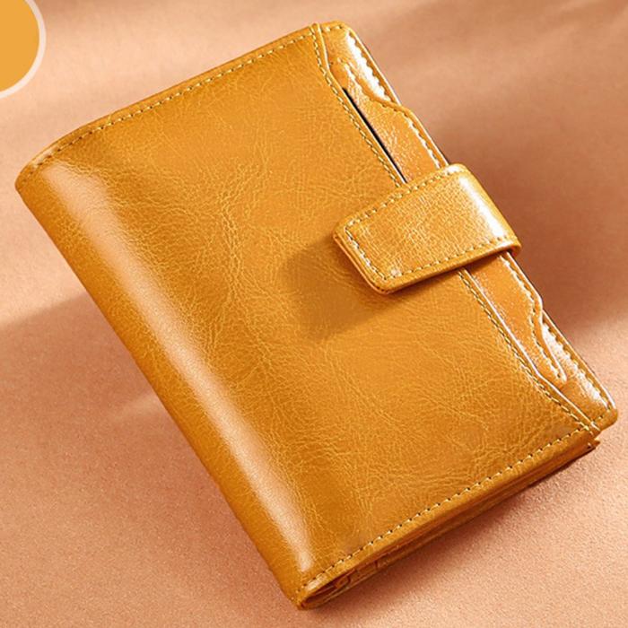 財布 サイフ 二つ折り 他収納 収納多数 レザー 革 ストラップ  レディース |  | 03