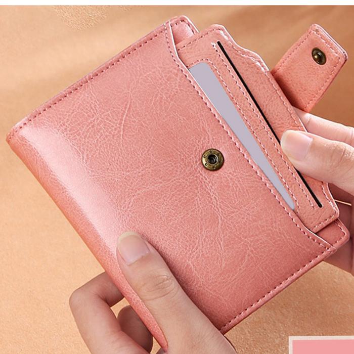 財布 サイフ 二つ折り 他収納 収納多数 レザー 革 ストラップ  レディース |  | 08