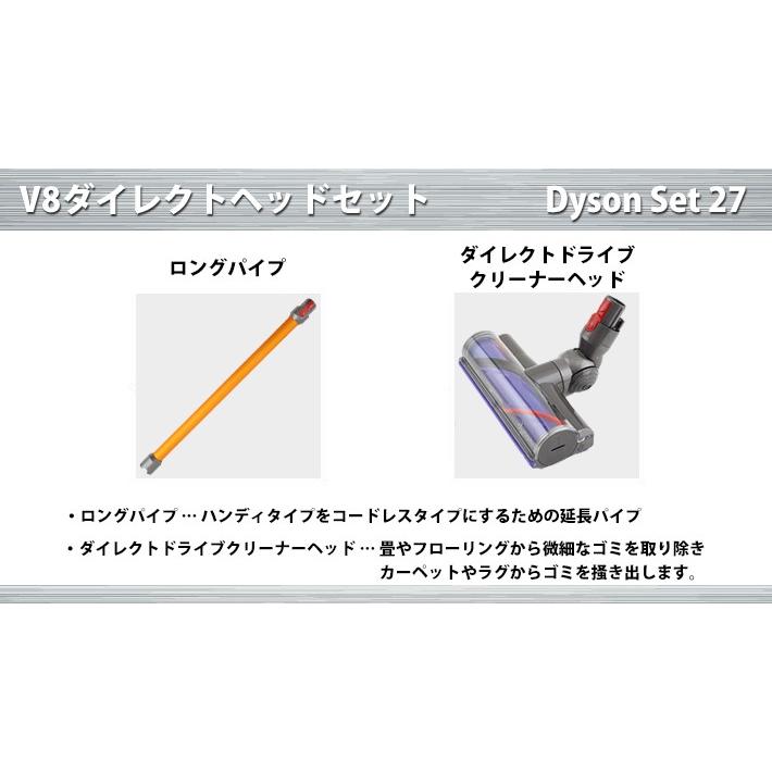 ダイソン V8 ダイレクトヘッドセット ロングパイプ ダイレクトドライブクリーナーヘッド Dyson 新生活 掃除機 掃除 ツール ノズル ハンディクリーナー Dysonset27 Basic Signs 通販 Yahoo ショッピング
