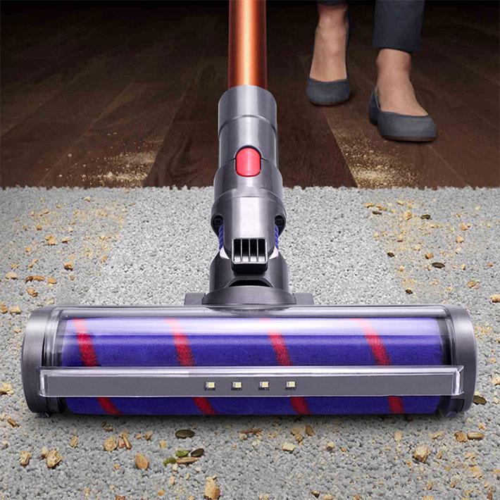 Dyson ダイソン 掃除機 LED ソフトローラークリーナーヘッド v10 slim