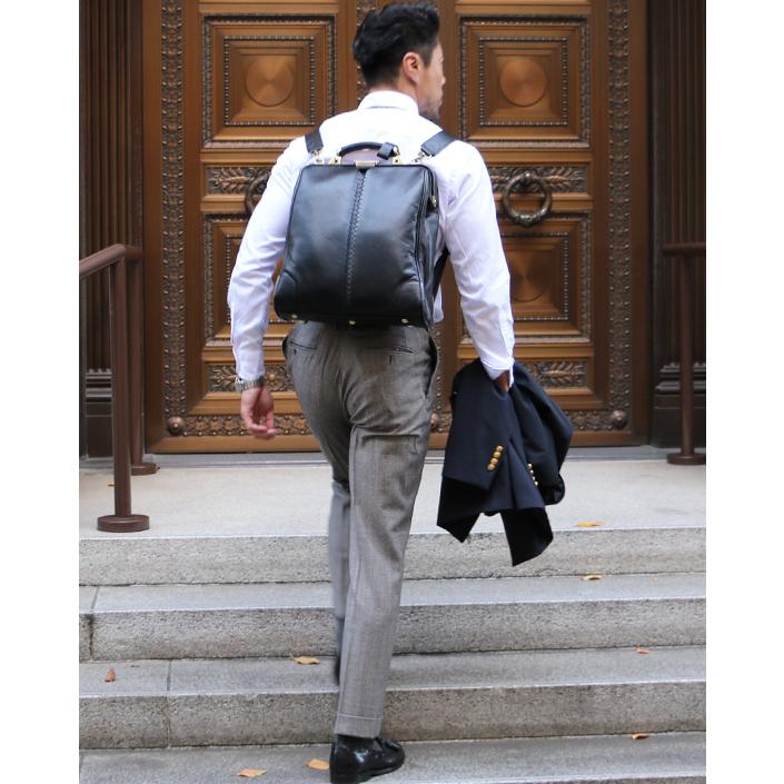 【カリン木手SET】ダレスバッグ ダレスバック 本革 豊岡 日本製 リュック メンズ ビジネスリュック ビジネスバッグ【Y3MP　馬革】 | YOUTA | 04