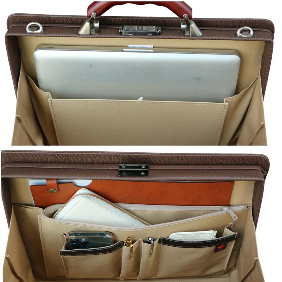 YOUTA 豊岡鞄認定 木手大割れダレスバッグ 三宅初治商店 Lizard YKM7