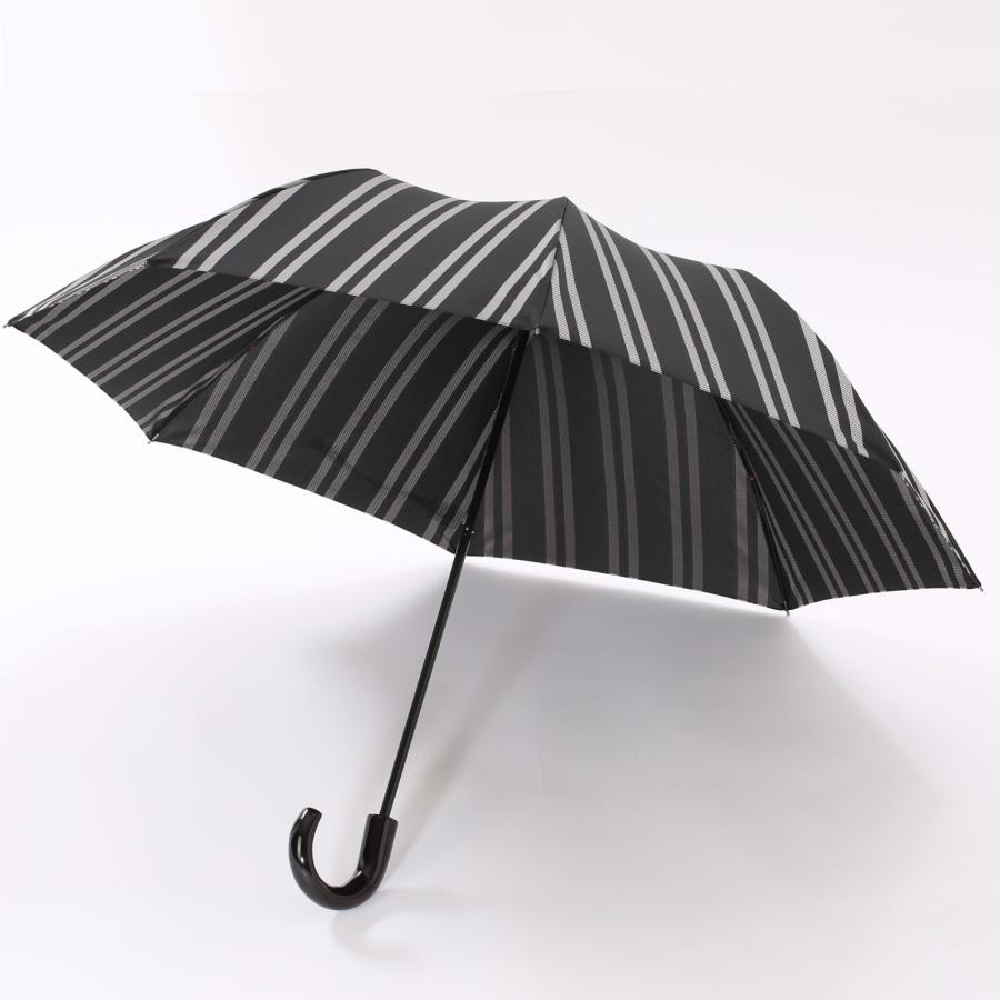 【当店限定品】Ramuda 漆塗り 折り畳み傘 レジメンタル 漆小曲 耐風骨 折りたたみ傘 軽量 55cm ラムダ 甲州織  NM216305-SAX |  | 08