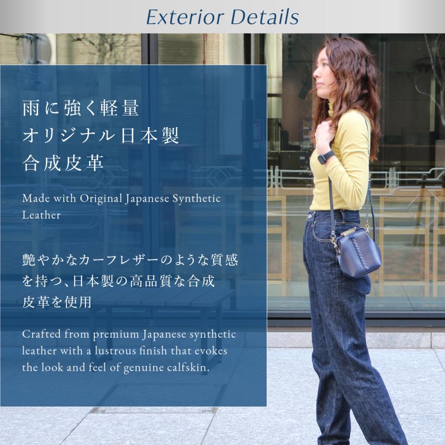 スマホショルダー  軽量 ダレスバッグ  スマホポーチレディース  豊岡製 爆買 | YOUTA | 06