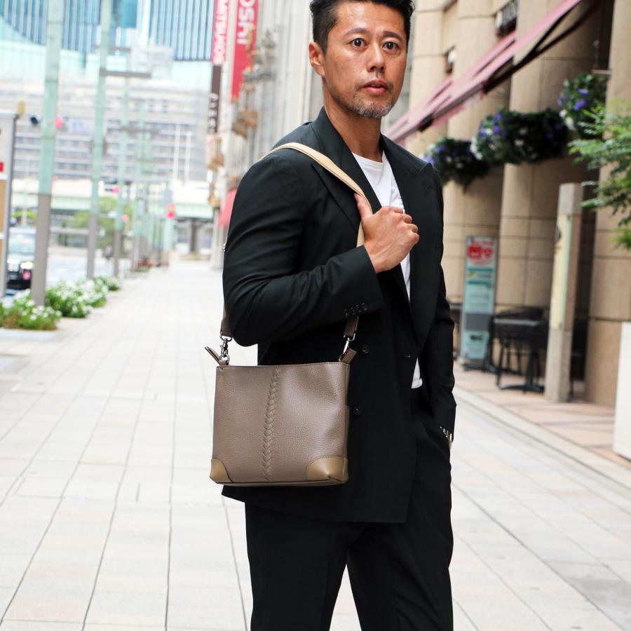 ミニショルダーバッグ レザー サコッシュ レディース メンズ 軽量 小さめ 日本製 斜めがけ　Y-0080 爆買 | YOUTA | 09