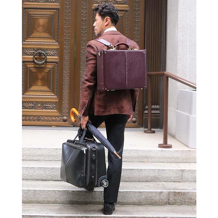 売り出し 本革アタッシュケース PRESTO社製 ビジネスバッグ