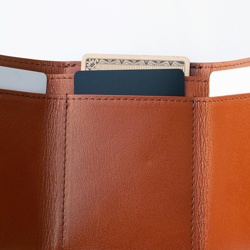 姫路産の牛革を使用したグロスレザー３つ折り財布 | YOUTA | 07