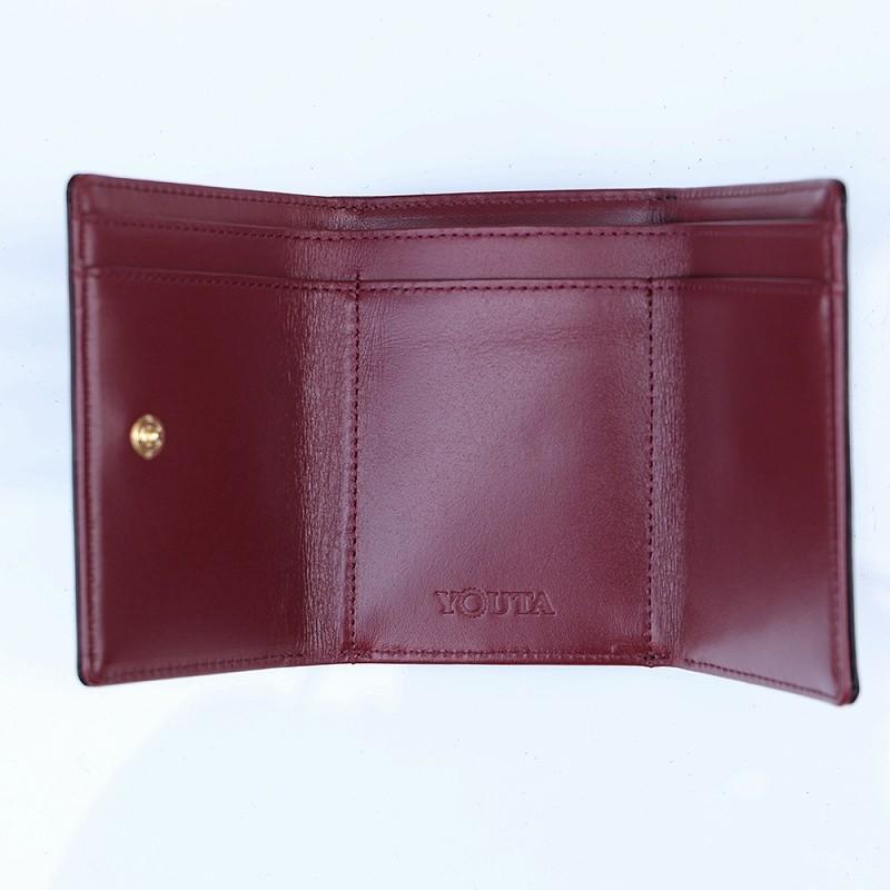 姫路産の牛革を使用したグロスレザー３つ折り財布 | YOUTA | 10