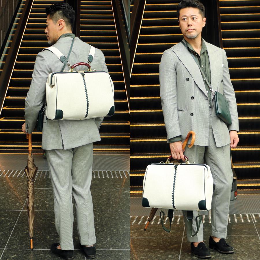 ダレスバッグ 豊岡 ボストンバック レディース 3way がま口 ビジネスバッグ リュック 防水 通勤 A4 15インチ PC youta ヨータ【限定カラー　オクタビア】 | YOUTA | 01