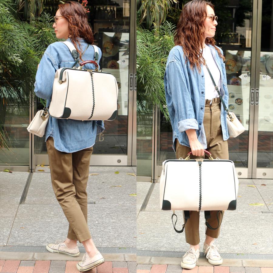 ダレスバッグ 豊岡 ボストンバック レディース 3way がま口 ビジネスバッグ リュック 防水 通勤 A4 15インチ PC youta ヨータ【限定カラー　オクタビア】 | YOUTA | 02