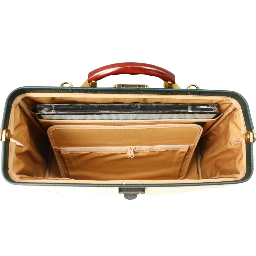 ダレスバッグ 豊岡 ボストンバック レディース 3way がま口 ビジネスバッグ リュック 防水 通勤 A4 15インチ PC youta ヨータ【限定カラー　オクタビア】 | YOUTA | 06