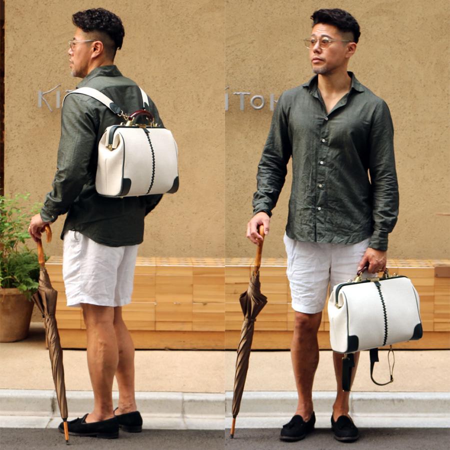 ダレスバッグ 豊岡 レディース ミニリュック リザード 3way がま口 ビジネスバッグ リュック 防水 通勤 A4 12インチ 【オクタビア】 | YOUTA | 02