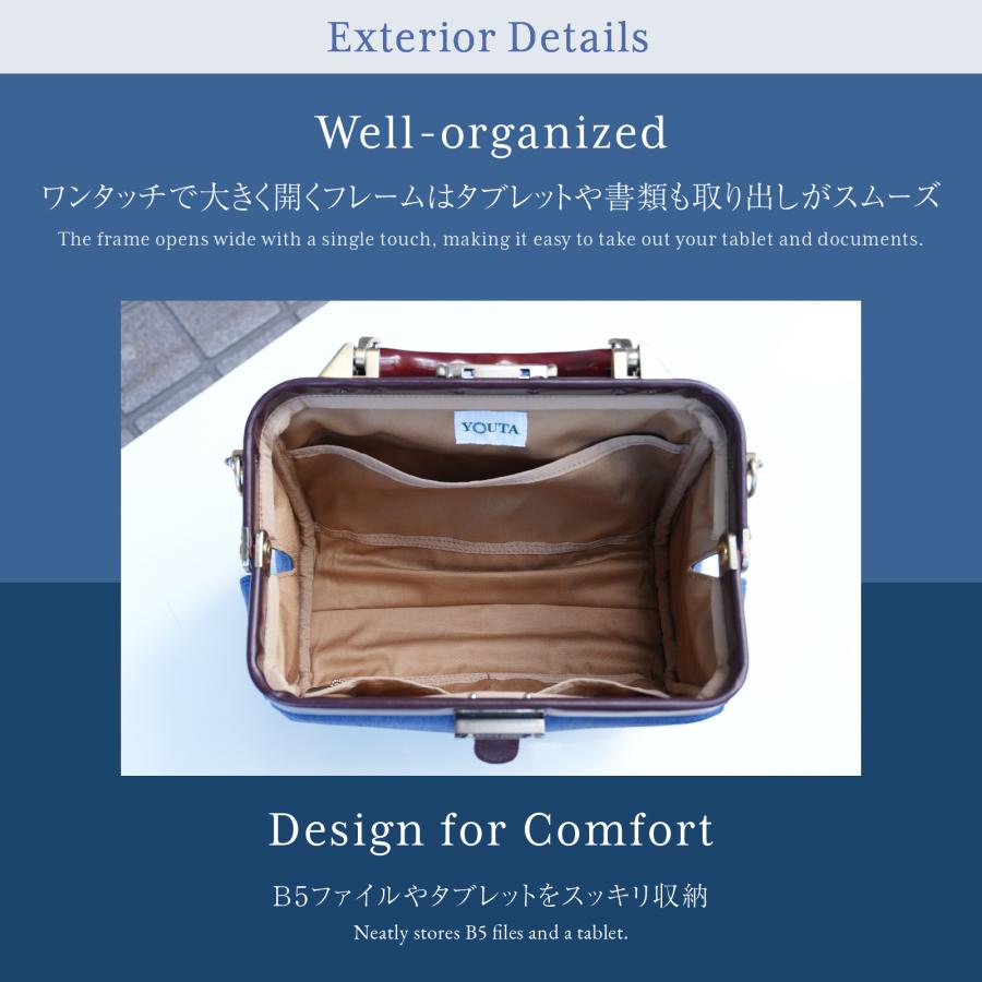 2026春夏Limitedカラー「鳴門デニム」　ミニダレスバッグ ショルダーバッグ  YK31　【送料無料】 | YOUTA | 05
