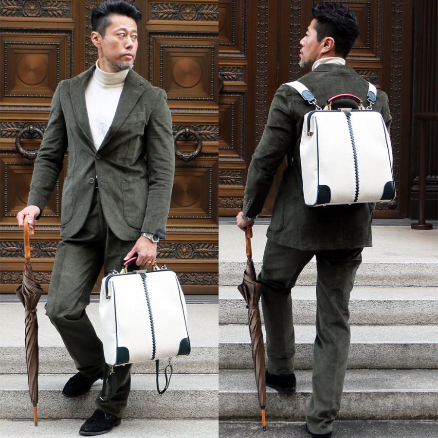 3way ビジネスバッグ ダレスバッグ 豊岡 メンズ がま口  防水 A4 15インチ PC youta ヨータ【オクタビア】YK-0003M-OCT | YOUTA | 04