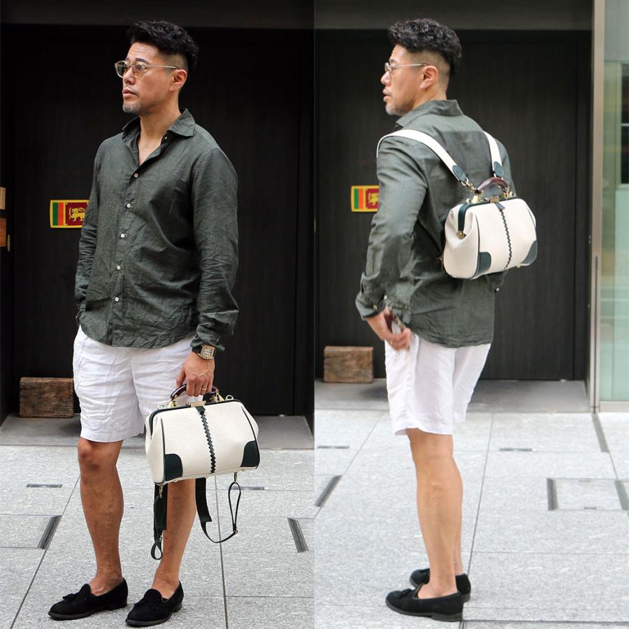 ミニリュック レディース メンズ レザー 小さいリュック ダレスバッグ ミニ ダレスバック ショルダーバッグ ミニショルダー 日本製 豊岡 【オクタビア】 | YOUTA | 03