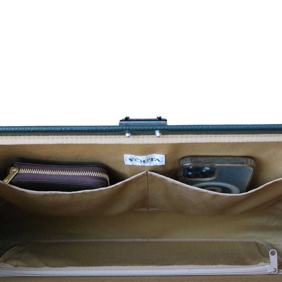 ダレスバッグ 豊岡 ボストンバック レディース 3way がま口 ビジネスバッグ リュック 防水 通勤 A4 15インチ PC youta ヨータ【限定カラー　オクタビア】 | YOUTA | 06