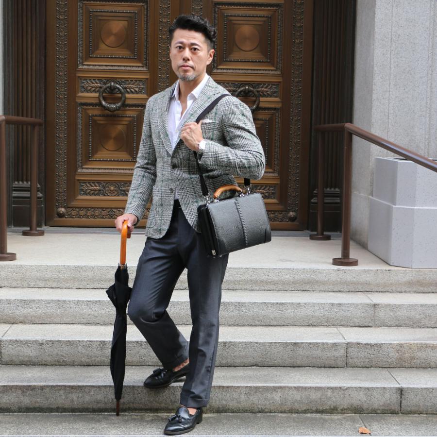 豊岡鞄認定 木手大割れダレスバッグ ポーチ 三宅初治商店 ELK YKM59E【ELK】 | YOUTA | 10