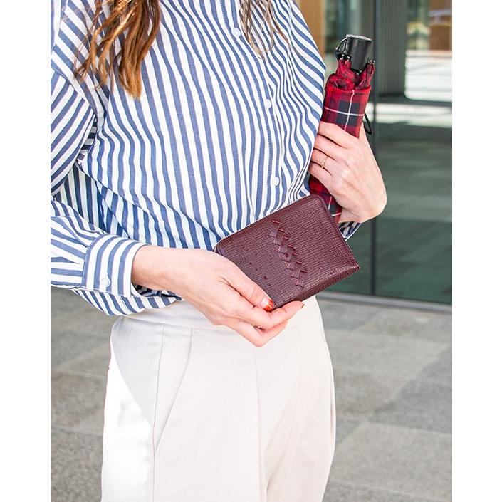 財布 メンズ 二つ折り 本革 ボックス型小銭入れ ファスナー レディース 豊岡財布 豊岡鞄 革 型押し 牛革 防水 YKK YOUTA ヨータ | YOUTA | 05