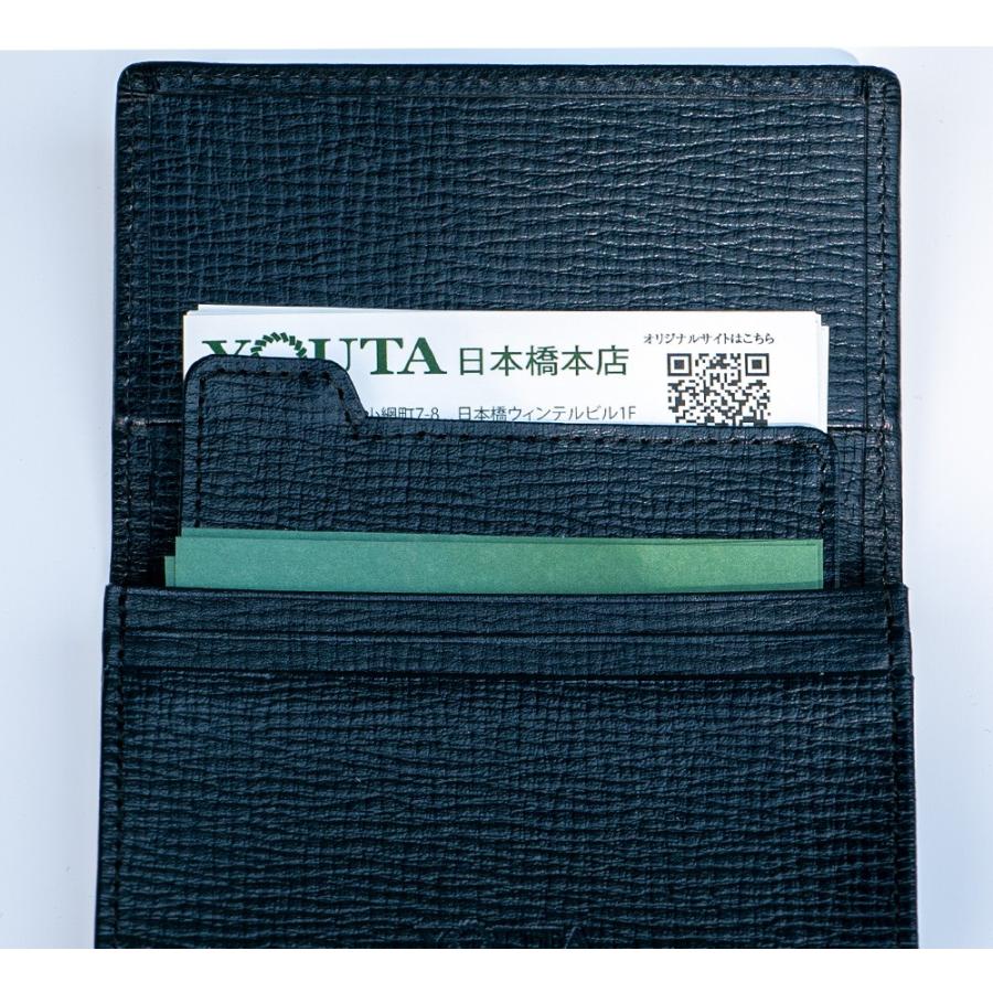 名刺入れ メンズ カードケース レディース 革 40代 30代 大容量 二つ折り パスケース suica 豊岡財布 豊岡鞄 防水 YOUTA ヨータ | YOUTA | 12