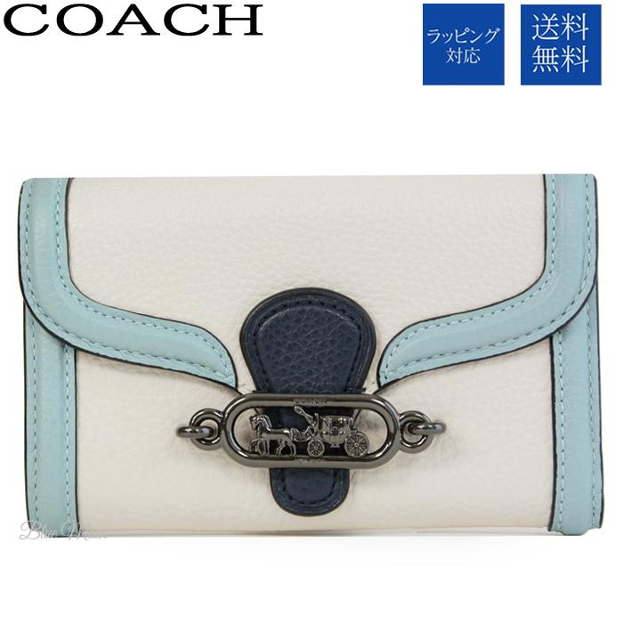 コーチ Coach 財布 レディース 二つ折り財布 本革 ２つ折り財布 アウトレット ホワイト系 2930qbcah ブルームーン Yahoo 店 通販 Yahoo ショッピング