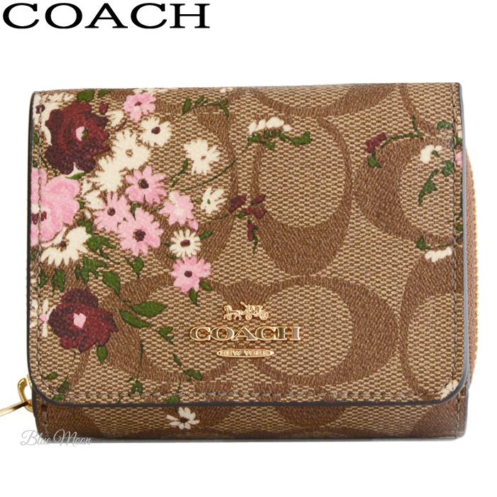 再再販 コーチ Coach 財布 レディース 二つ折り財布 ミニ財布 花柄 アウトレット ブランド 2つ折り財布 新着商品 Raloffshore Com