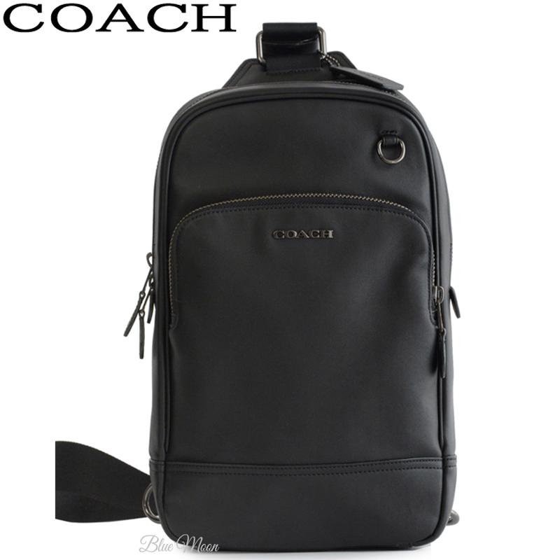 全国宅配無料 コーチ Coach バッグ ボディバッグ メンズ 斜めがけ ワンショルダーバッグ ブラック 黒 アウトレット 注目の Www Diocesekabgayi Org