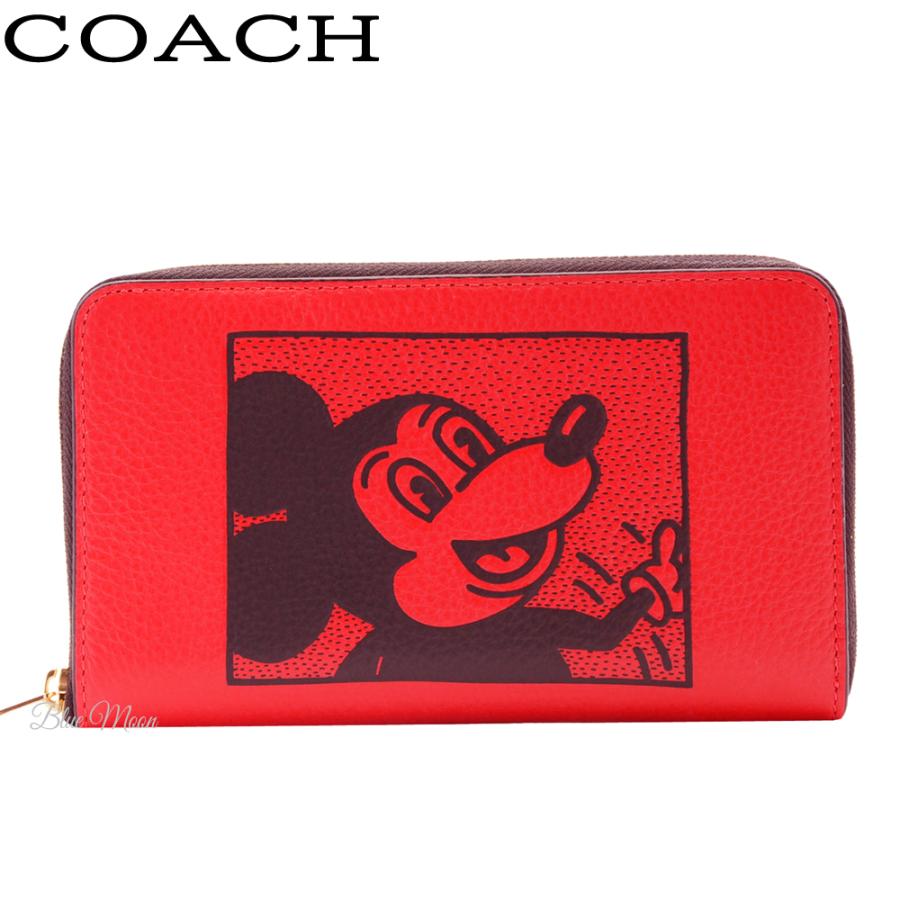 コーチ Coach 財布 レディース 長財布 二つ折り ラウンドファスナー ディズニー ミッキー キースヘリング Disney X Keith Haring C6909 アウトレット ブランド C6909imrzp ブルームーン Yahoo 店 通販 Yahoo ショッピング