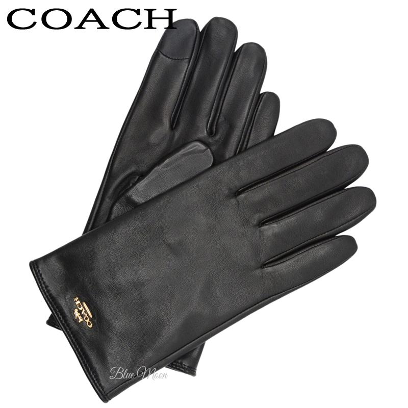 コーチ COACH 手袋 レディース 革手袋 レザーグローブ スマホ対応