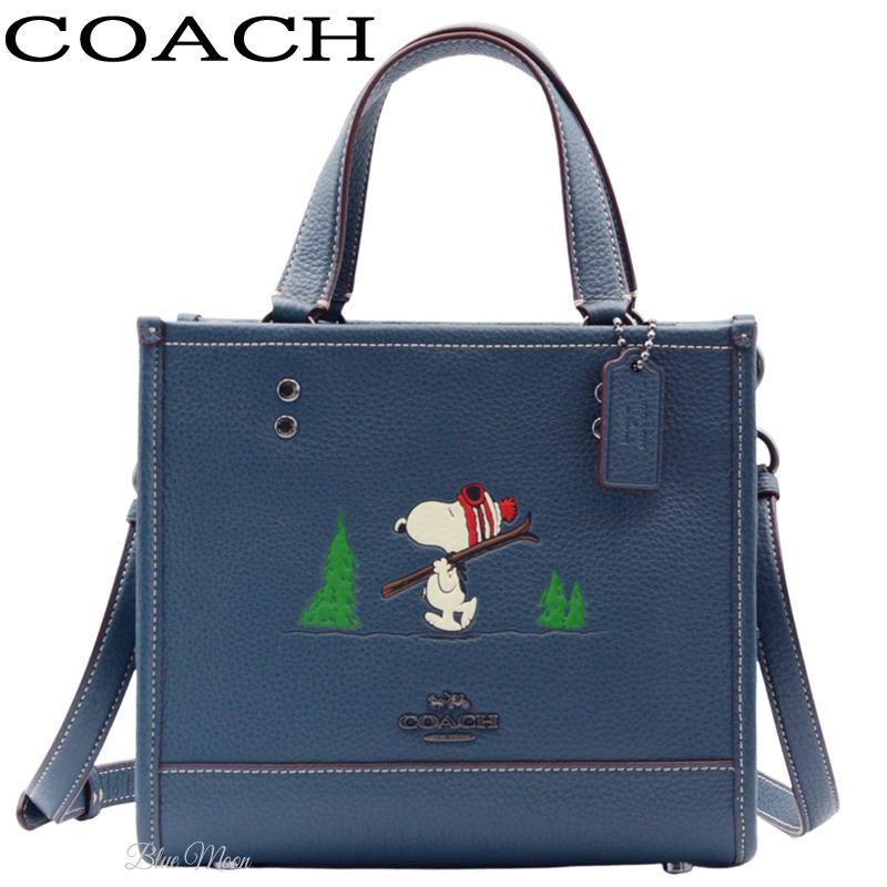 コーチ COACH X PEANUTS スヌーピー バッグ ハンドバッグ レディース