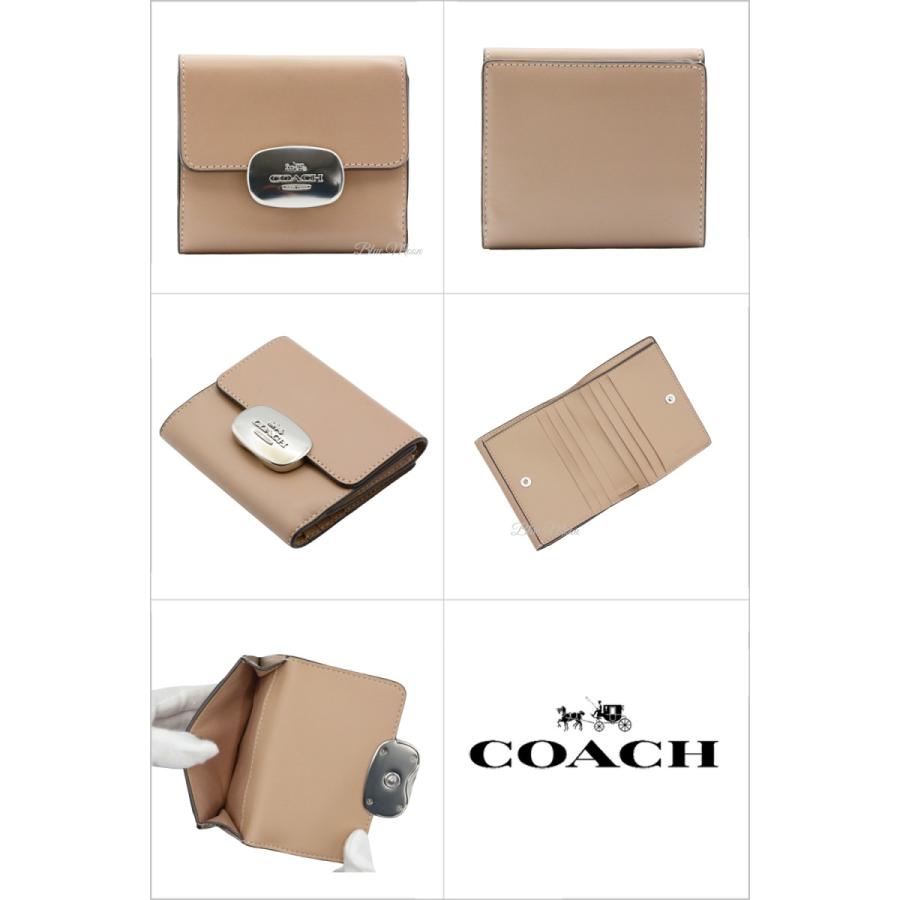 コーチ COACH 財布 レディース 二つ折り財布 本革 エライザ アウトレット CP254 コーチBOXでギフト選択OK｜basilshop｜02