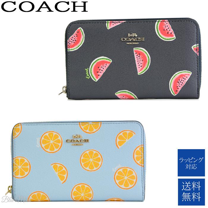 最も優遇 コーチ Coach 財布 レディース 二つ折り財布 ラウンドファスナー アウトレット ブランド フルーツ柄 スイカ オレンジ ブランド Wallet4 ブルームーン Yahoo 店 通販 Yahoo ショッピング 特別送料無料 Www Jsanalytikal Com