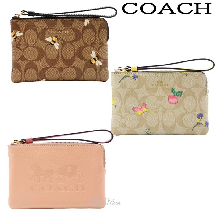 コーチ COACH ポーチ レディース 小物入れ リストレット 本革 アウトレット ブランド :wristlet1-:ブルームーン Yahoo!店 -  通販 - Yahoo!ショッピング