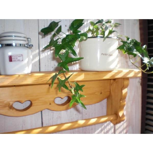 ウォールシェルフ 木製ラック 収納 カントリー アンティーク バーデザインシェルフ | 