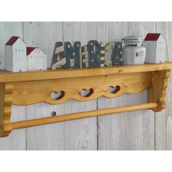 ウォールシェルフ 木製ラック 収納 カントリー アンティーク バーデザインシェルフ |  | 01