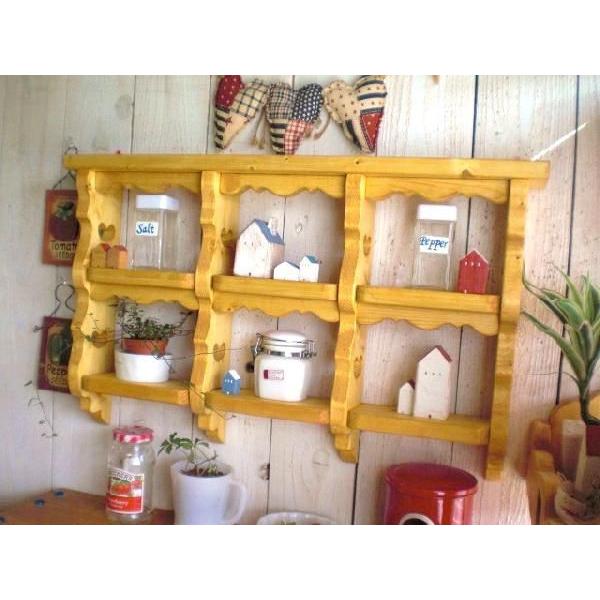 ウォールシェルフ 木製 ラック おしゃれ 収納 デザインディスプレイシェルフ・タナ |  | 02